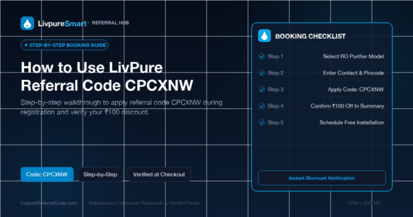 How to Use LivPure Referral Code CPCXNW (Step-by-Step Guide)