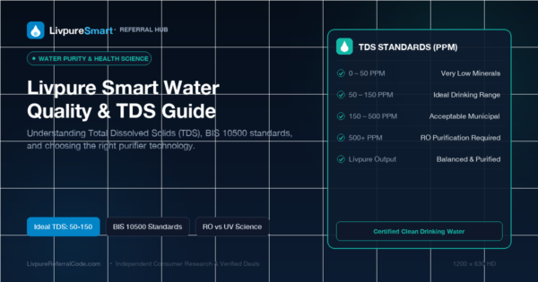 Livpure Smart Water Quality Guide: TDS, RO & Purification Explained